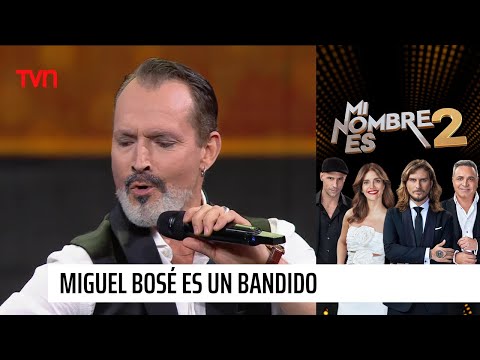 "Seré tu amante bandido": Miguel Bosé llega a Mi Nombre Es | Mi nombre es 2