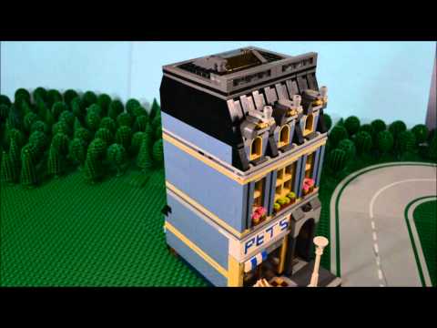 Vidéo LEGO Creator 10218 : L'animalerie (Modular)