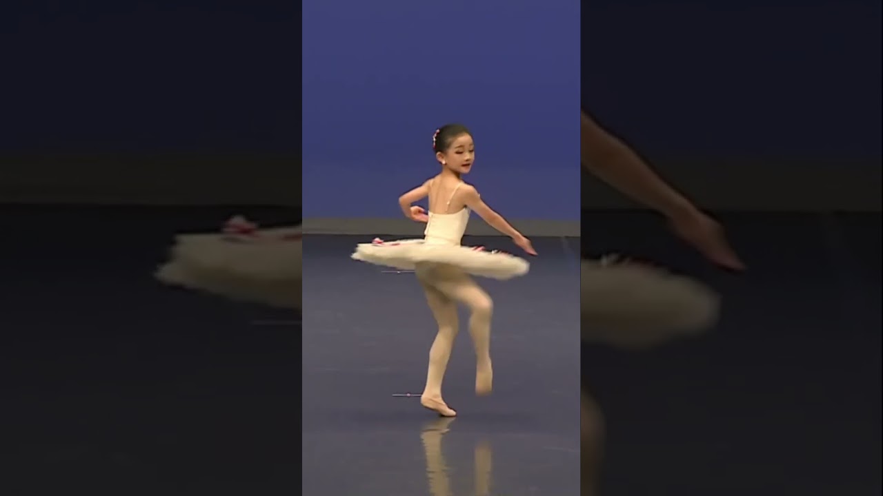 9 year old does FIVE pirouettes!