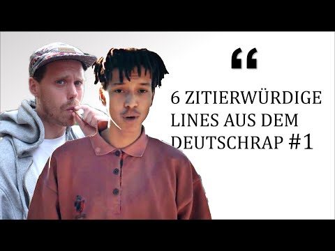 6 Zitierwürdige Lines aus dem deutschen Rap #1 - ASK, Negroman, Bladesa, Folter, Cr7z, Calman