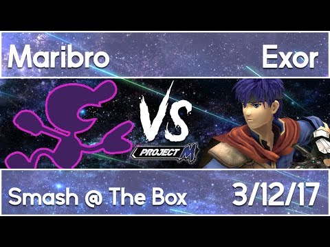 Smash @ The Box Project M: Maribro (Mr Game and Watch) vs Exor (Captain Falcon, Ike)