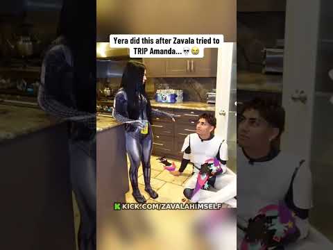 Yera did this after Zavala tried to TRIP Amanda... 💀😭 #zavala