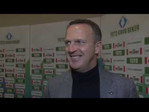 Reactie Van den Brom na AZ - PEC Zwolle (KNVB Beker)