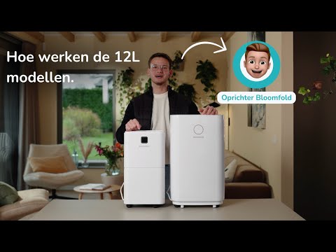 Hoe gebruik ik de Bloomfold 12L luchtontvochtigers?