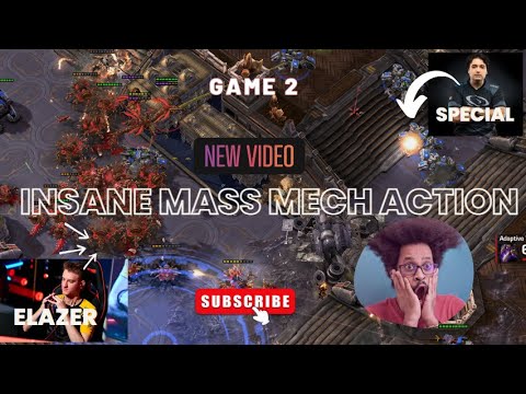 StarCraft 2: INSANE MASS MECH ACTION   Elazer vs SpeCial - Game 2 (ZvT)