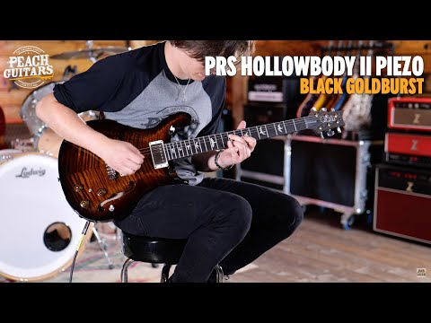 PRS Hollowbody II Piezo 2024 - Charcoal Burst  w/58/15 LT pickups image 13