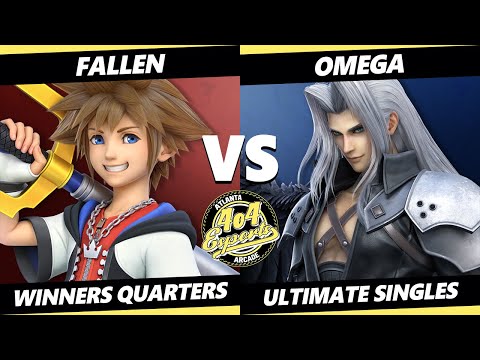 4o4 Smash Night 48 Winners Quarters - Fallen (Hero, Sora) Vs. omega (Sephiroth) SSBU Ultimate
