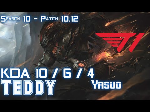 T1 Teddy YASUO vs ZIGGS Bot - Patch 10.12 KR Ranked