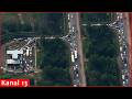 There S A Fight For Gasoline At Russian Gas Stations And Queues Are Visible From Space
