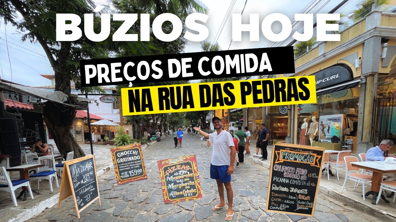 TOUR OF THE RESTAURANTS IN DOWNTOWN BÚZIOS TODAY WITH PRICES RUA DAS PEDRAS IN BÚZIOS DECEMBER 12
