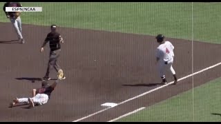 Nick Brueser’s incredible catch helps Brendan Beck record his career-best 12th strikeout