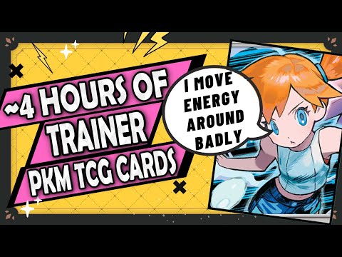 ~4 Hours of Trainers, Supporters, Items, and Stadium Cards To Fall Asleep To