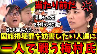 【参政党】国旗損壊罪を妨害したい出演者たちに参政党の梅村氏が一人で立ち向かう！なぜそこまでして止めたいのか？