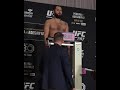 Masvidal throws up the '305' as he hits 171 lbs ⚖️ #shorts