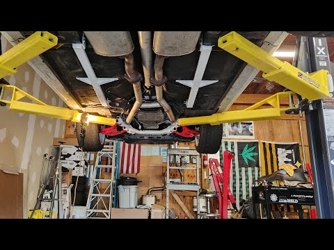 BBK bolt in subframe connectors foxbody convertible mustang....aod is ready to go in