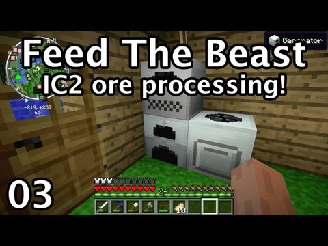 IndustrialCraft ore processing! (Feed The Beast SSP)