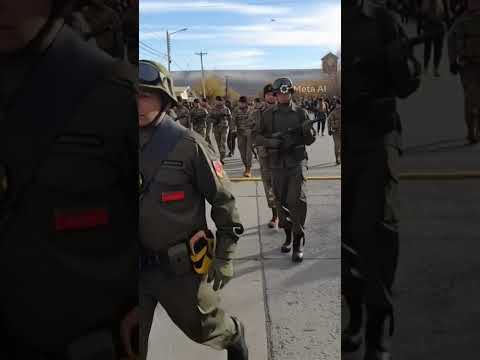 Desfile del Bing 9 en Río Mayo Chubut