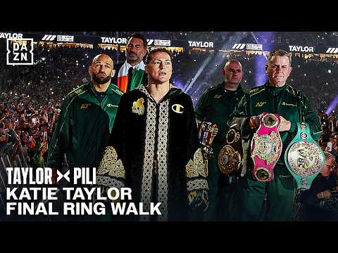 Katie Taylor makes her FINAL emotional ring walk at Croke Park!