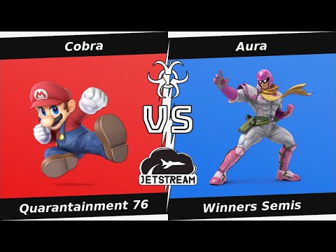 Quarantainment 76 Winners Semis - Cobra (Mario) Vs Aura (Cpt Falcon) - SSBU