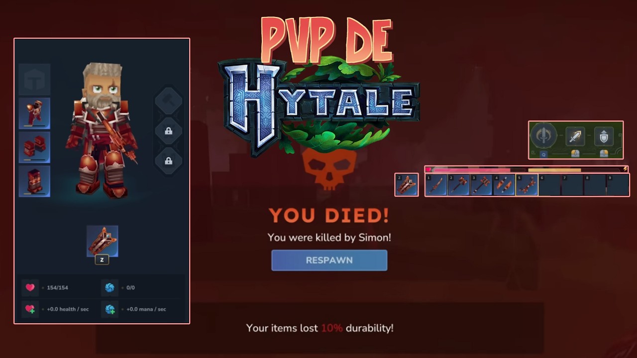 Así será el PvP de Hytale
