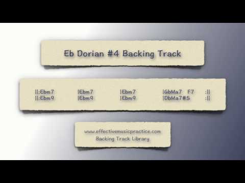 Eb Dorian #4 Backing Track