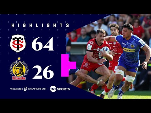 STUNNING SHOW 😮‍💨 | Toulouse 64-26 Exeter Chiefs | Investec Champions Cup Quarter-Final Highlights