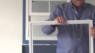 How To Replace an Extruded Full Screen in an S-Series Double-Hung Window