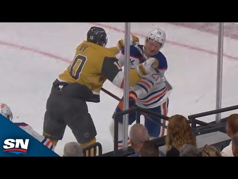 Golden Knights' Nicolas Roy Tagged For Major, Game Misconduct For High Cross Check