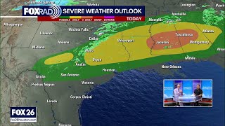 Storm chances across Texas on Wednesday | Forecasting with Friends