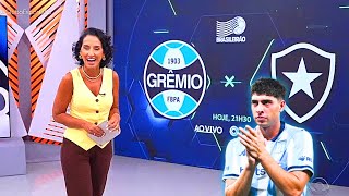 Globo Esporte RS, Alice e Cacau vazam tudo sobre Grêmio x Botafogo e negociações com Nardoni!