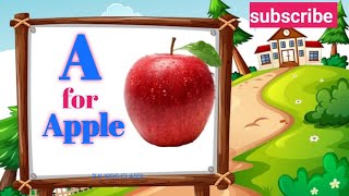 A for apple 🍎 सेब ,B for Ball गेंद, English Alphabet,अंग्रेजी वर्णमाला, for kid's
