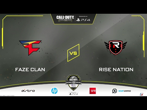 FaZe vs RISE Game 1HP LOSER FINALS ESWC PARIS