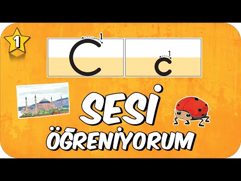 C Sesi Öğretimi 📏 Okunuşu ve Yazılışı🐥1.Sınıf #2025