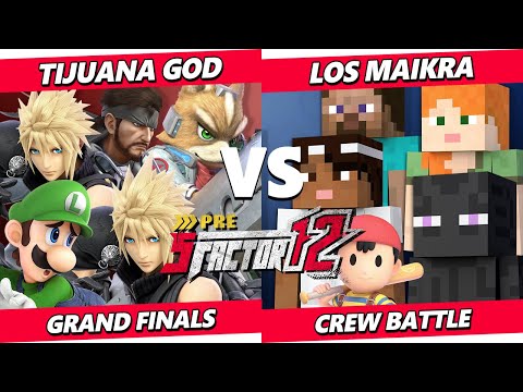 Pre S Factor 12 GRAND FINALS - Tijuana God Vs. los maikra - Smash Ultimate - SSBU