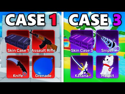 Roblox Rivals, but SKIN CASES Pick my LOADOUT!