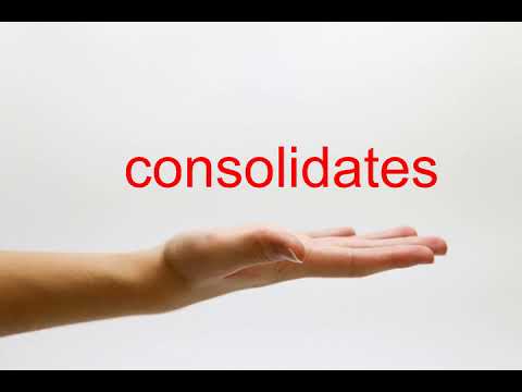 How to Pronounce consolidates - American English