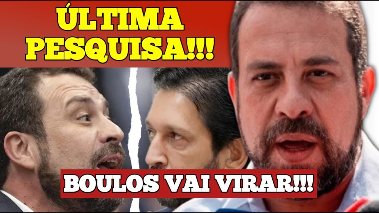 ESTOUROU!!! SAIU PESQUISA E CRESCE ONDA DA VIRADA DE BOULOS!!!