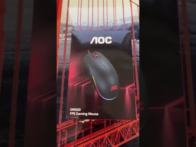 Vídeo relacionado con AOC GM500 - Ratón gaming - RGB 16,8 personalizable - 1ms tasa de respuesta - 5000PPP - 20G aceleración