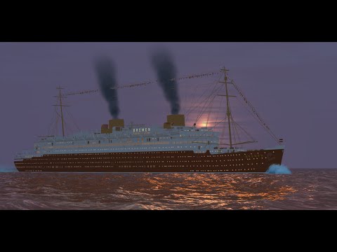 s.s Bremen and Europa crossing the atlantic between the Great Depression and regime madness