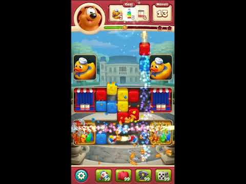 Toon Blast Level 3999 - NO BOOSTERS 🐻🐺🐱 | SKILLGAMING ✔️