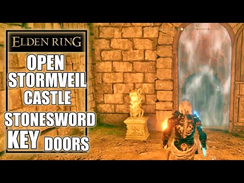 Elden Ring - Open Stormveil Castle Stonesword Key Doors - What's Behind the Mist Doors
