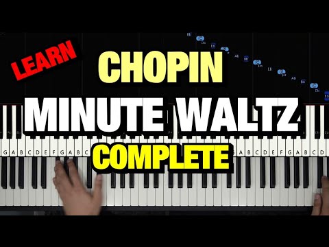 Chopin Waltz Op 64 No 1 Piano Tutorial (Minute Waltz)