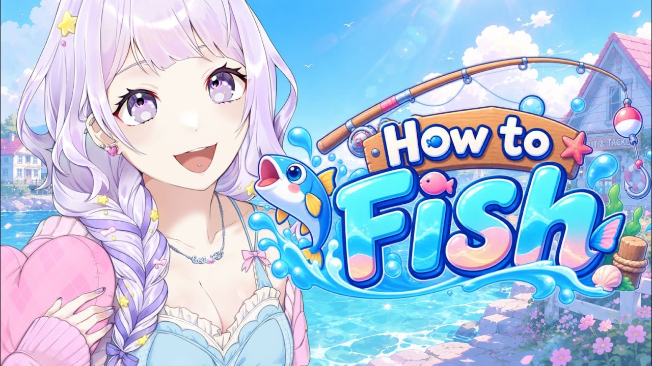 大人気【参加型/How to Fish】夏だ！海だ！♡深夜のお姉さんとカオスになっちゃおっか🌙濃厚ポンコツお姉さんはこちらです🩷#howtofish  #vtuber #バカゲー