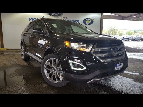 Black 2017 Ford Edge Titanium AWD Review Prince George BC - Prince George Motors