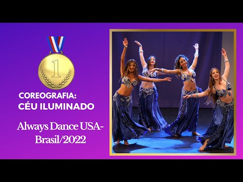 ALWAYS DANCE USA_BRASIL/ 2022I 1º LUGAR - DANÇA DO VENTRE-  GRUPO JUVENILI Espaço Daniela Guimarães