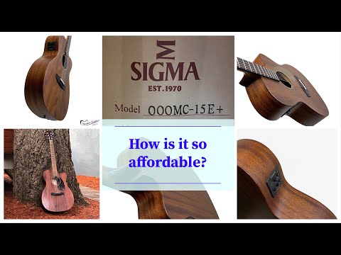 Обзор электроакустической гитары Sigma 000MC-15E+