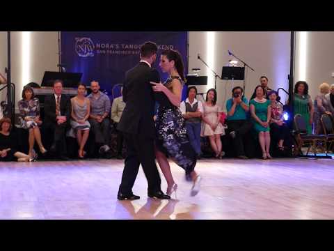 Christian Marquez & Virginia Gomez @ Nora's Tango Week 2017 July 2 Tango Demo 1/2