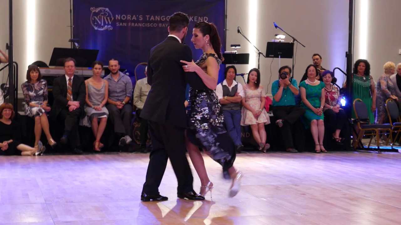 Christian Marquez & Virginia Gomez @ Nora's Tango Week 2017 July 2 Tango Demo 1/2