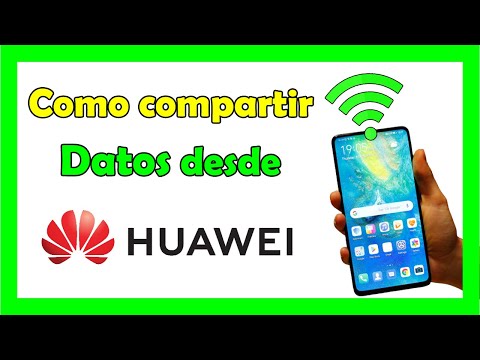 Como compartir datos desde Huawei o como comparti