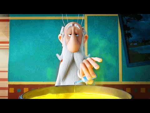 ASTERIX AND OBELIX: MANSION OF THE GODS Clip - "Getafix Makes Magic Potion" (2014)